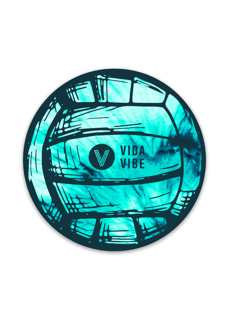 VidaVibe Volleyball Sticker